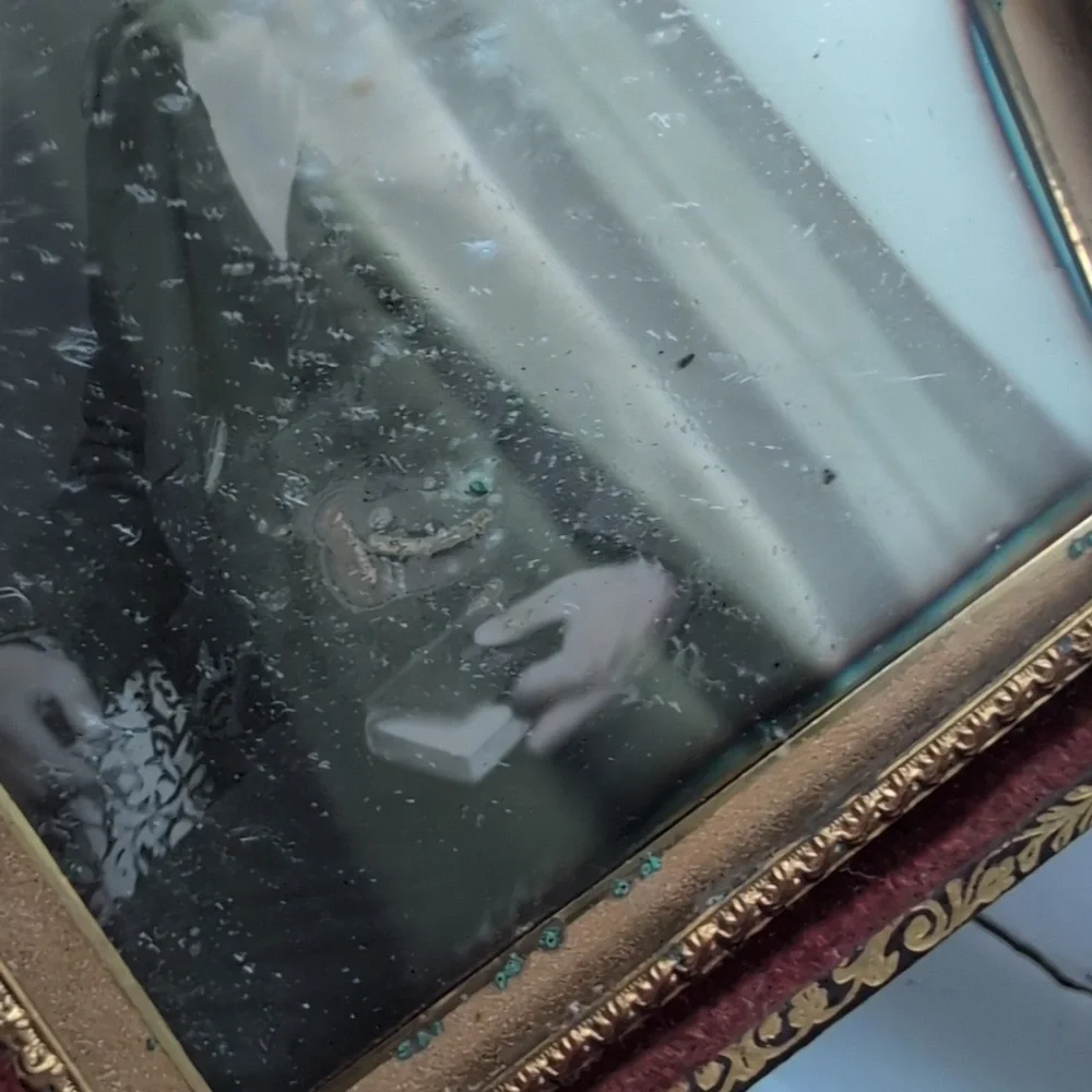 Vintage daguerreotype man