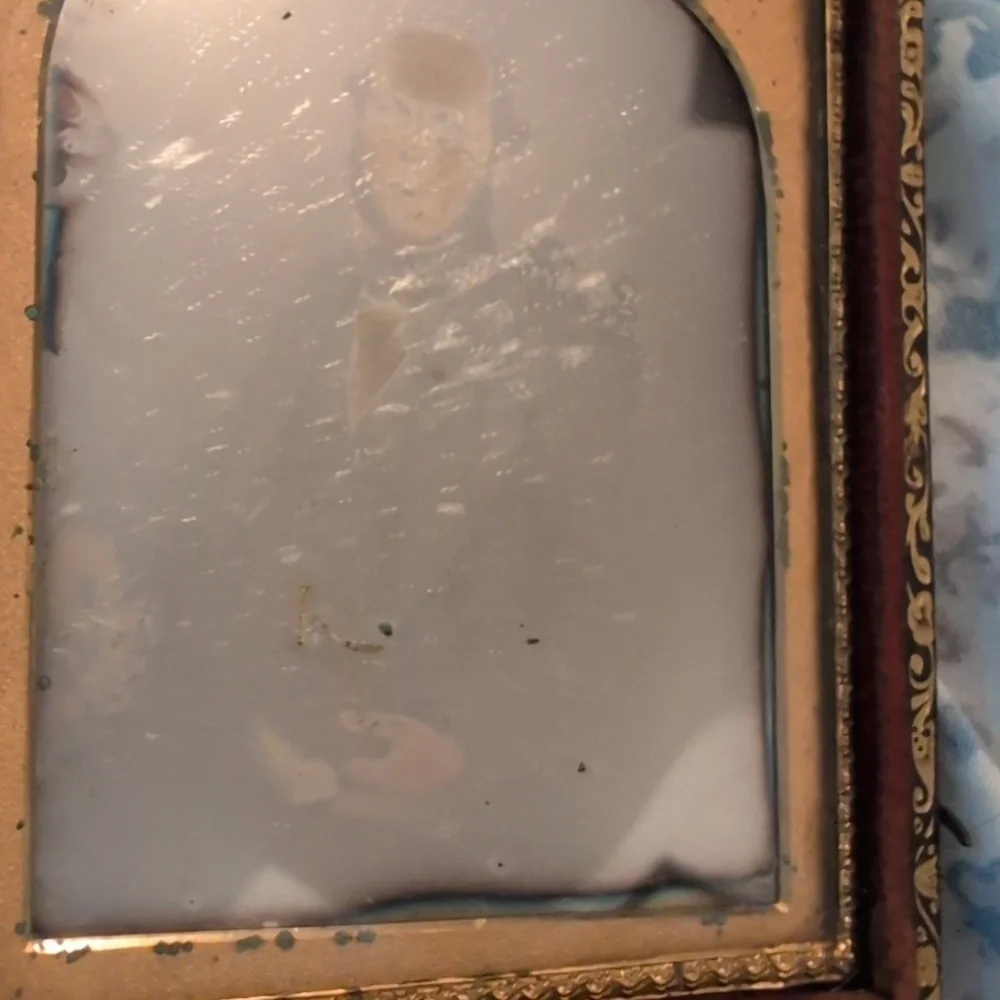 Vintage daguerreotype man