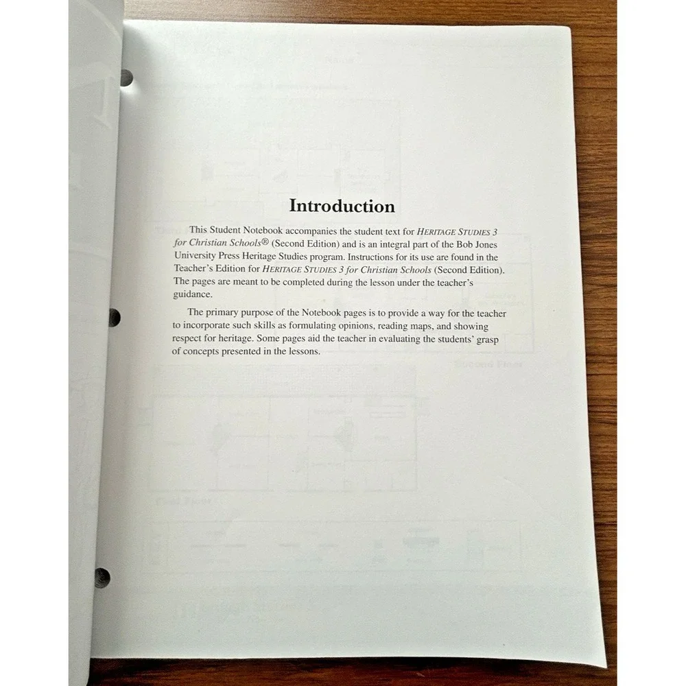 BJU Press Heritage Studies Grade 3‎ Teacher's Guide Student Notebook & Handouts