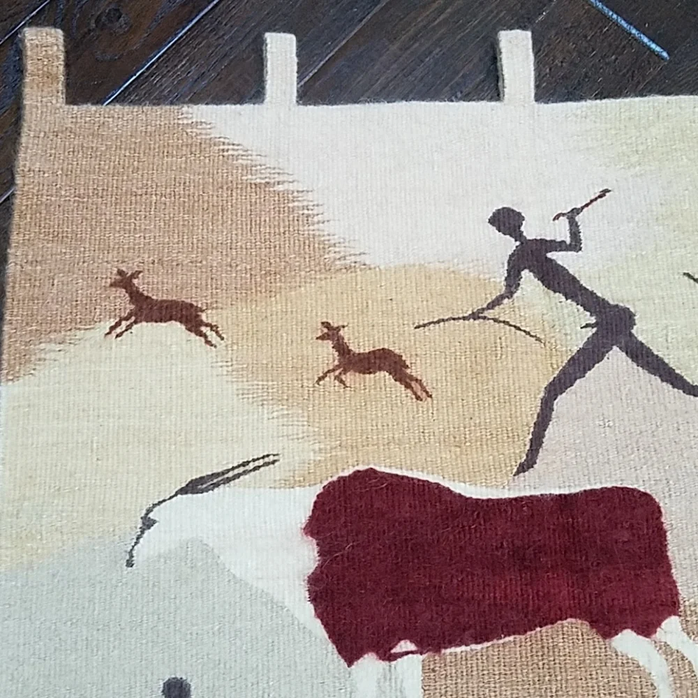 African woven wall hanging