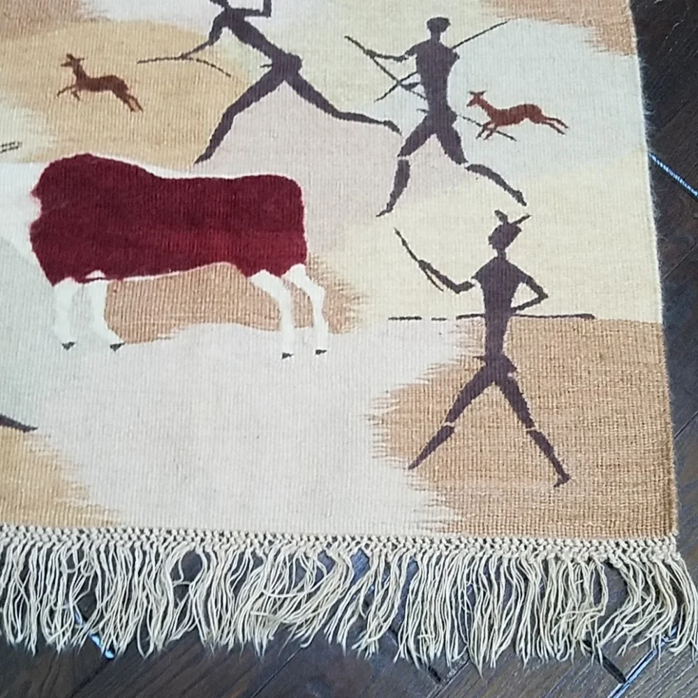African woven wall hanging