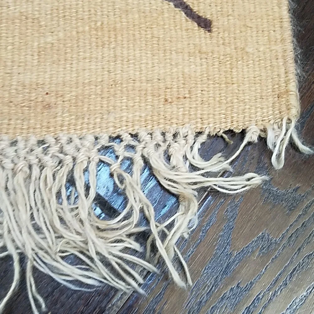 African woven wall hanging