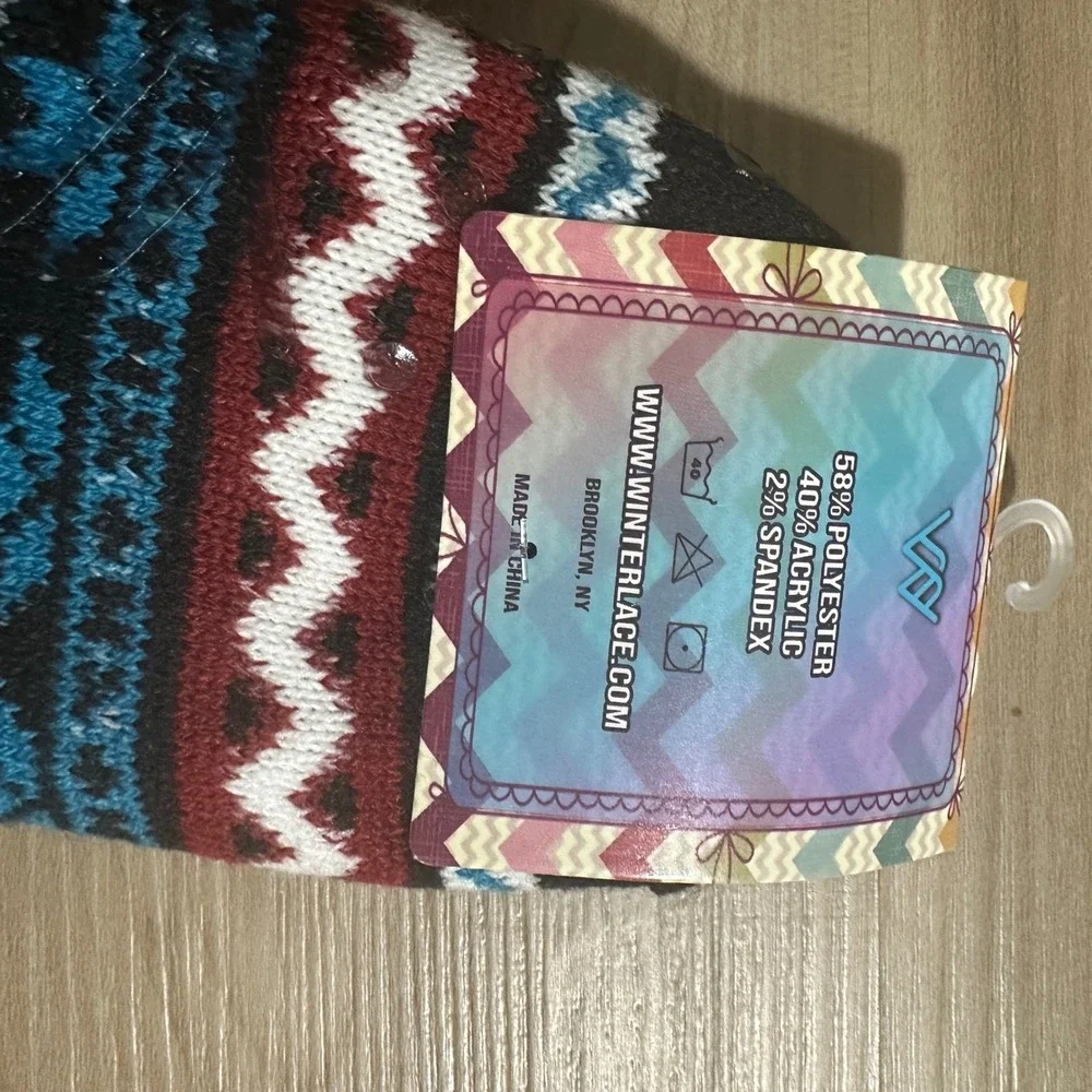 Winterlace sherpa socks