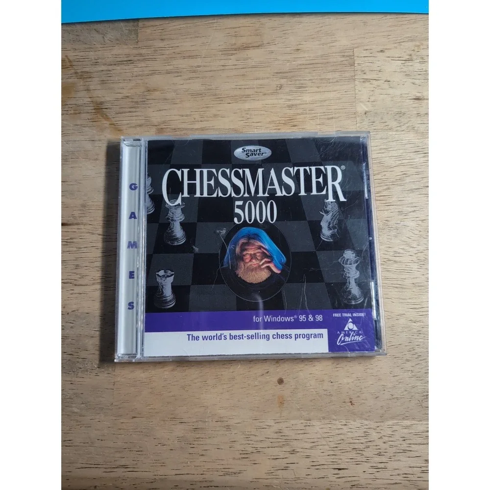 Chessmaster 5000 Windows‎ 95 98 PC CD-ROM Game CHF3844AE Used