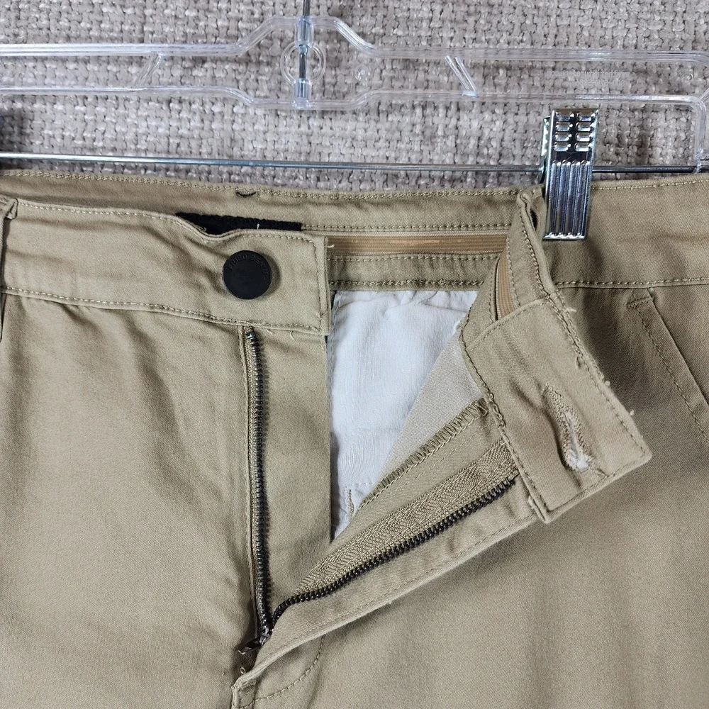 Fried Denim‎ Slim Fit Chino Pants Mens 36x32 Tan Stretch Modern Casual Trousers