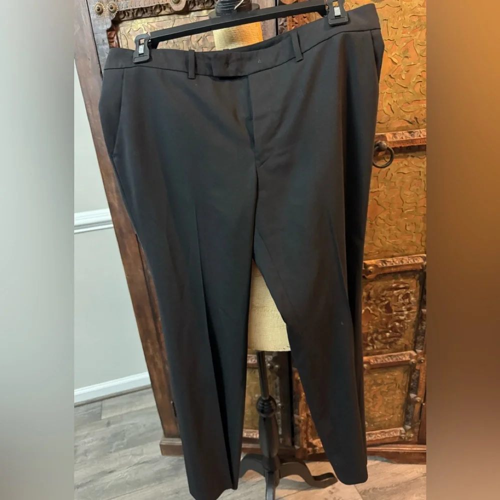 Jil Sander Black Dress Pants‎ Classic Straight-Leg 44