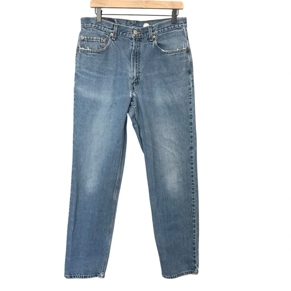 Vintage‎ Levi's Men's Straight Blue Jeans 34x34