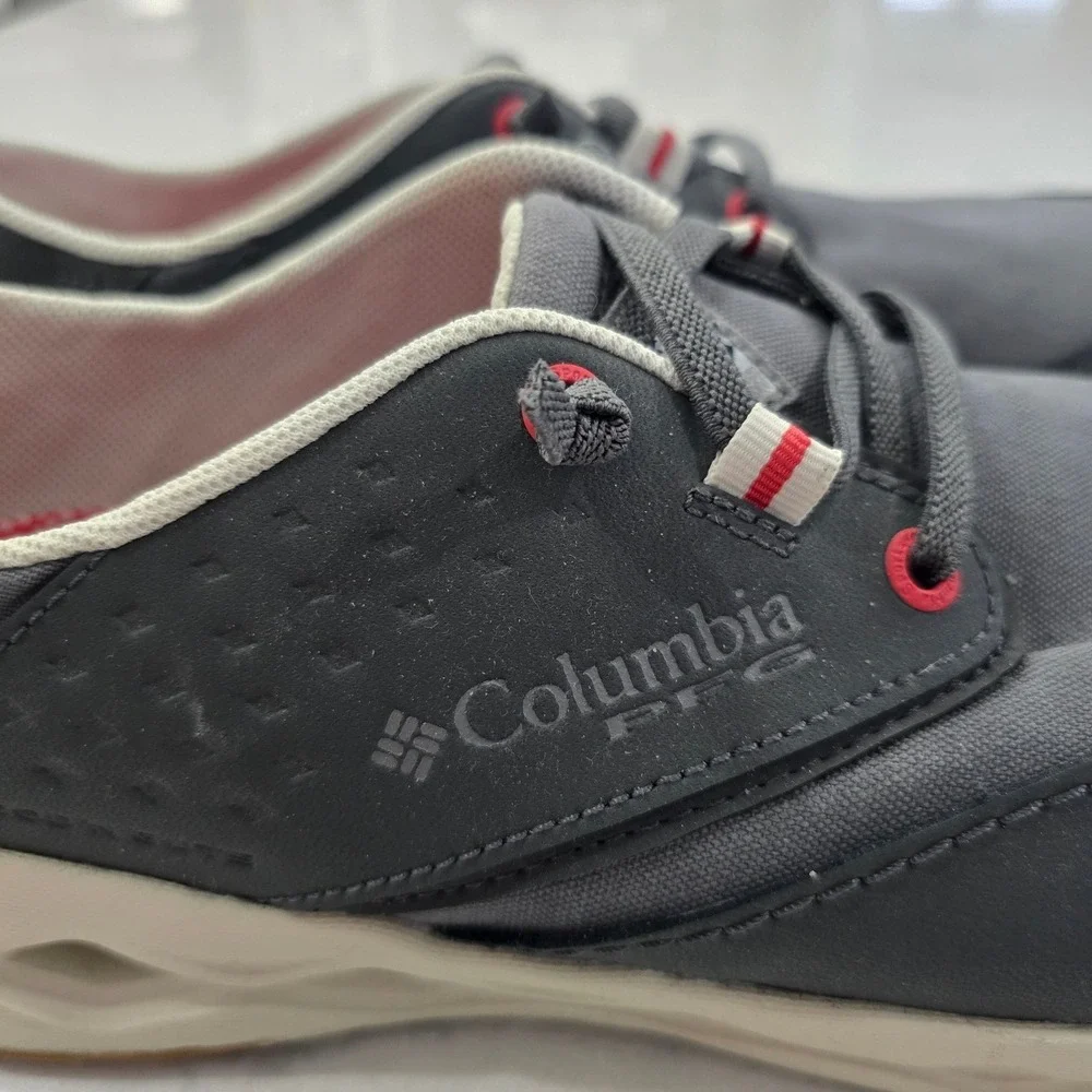 Columbia Mens PFG Bahama Vent Loco Relaxed II Boat Shoes Grey Size 9.5W