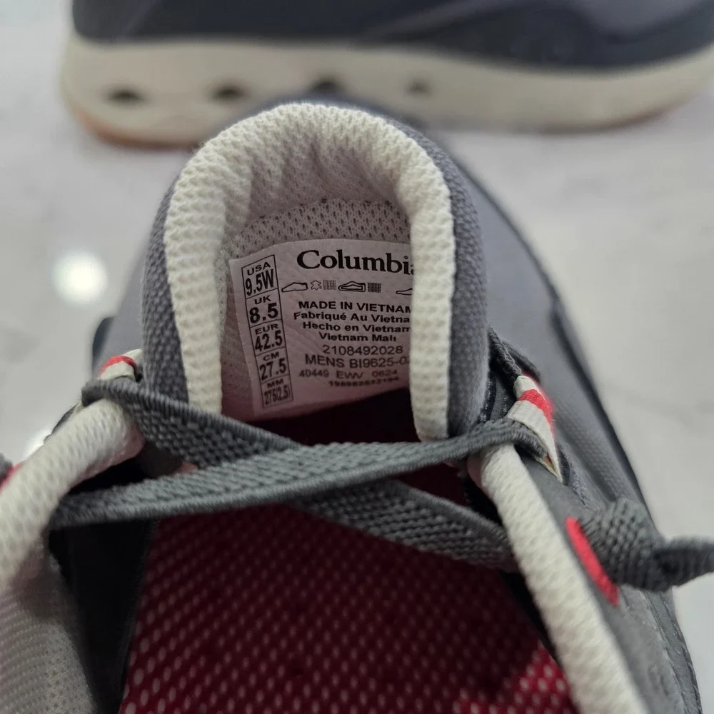 Columbia Mens PFG Bahama Vent Loco Relaxed II Boat Shoes Grey Size 9.5W