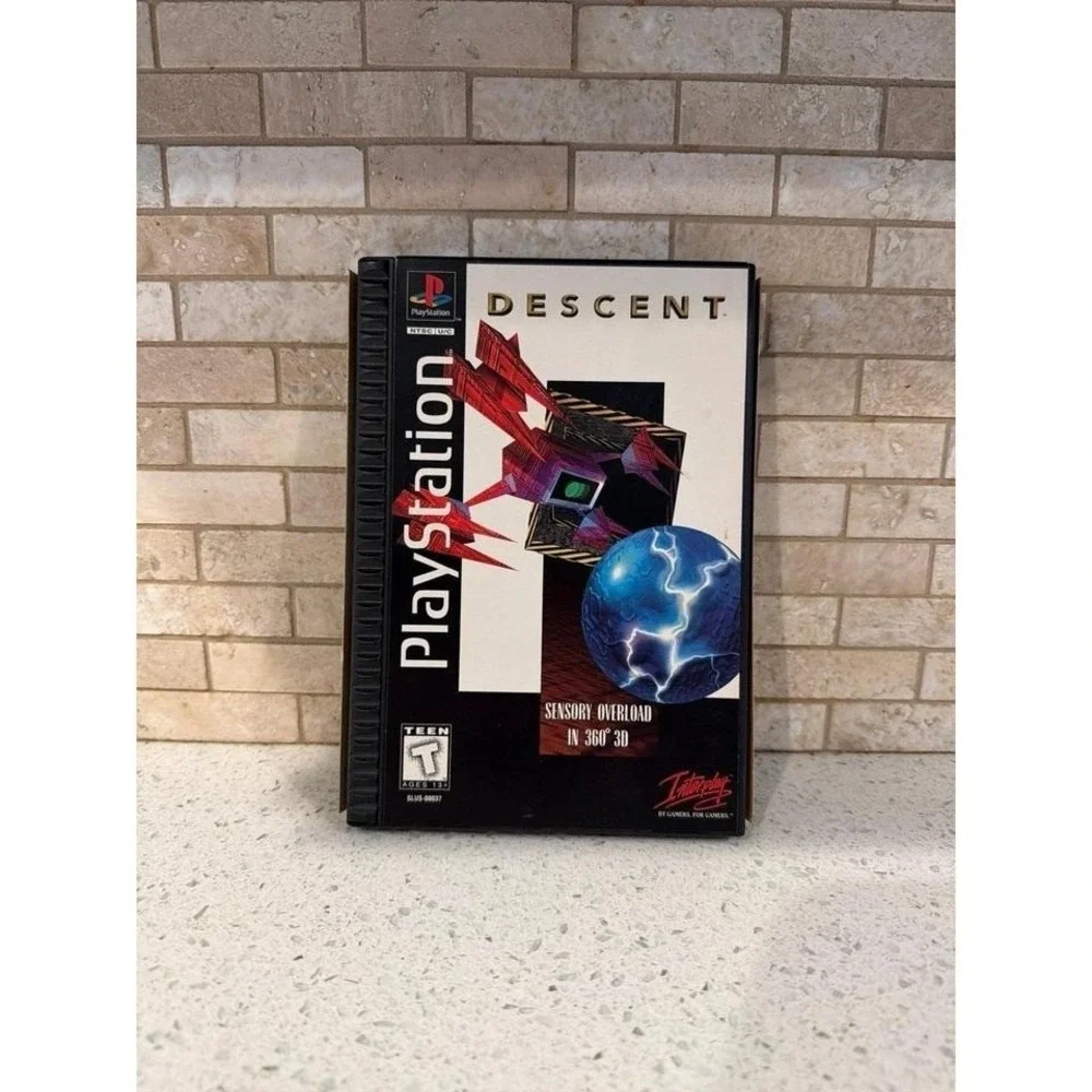 Descent PS1‎ Game Long Box Complete with Registration Card