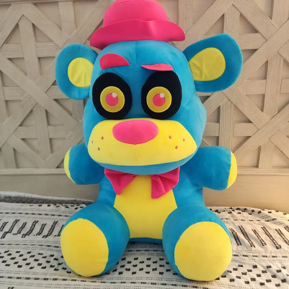 FNAF Five Nights At Freddys Blacklight Freddy Fazbear Jumbo Plush 26