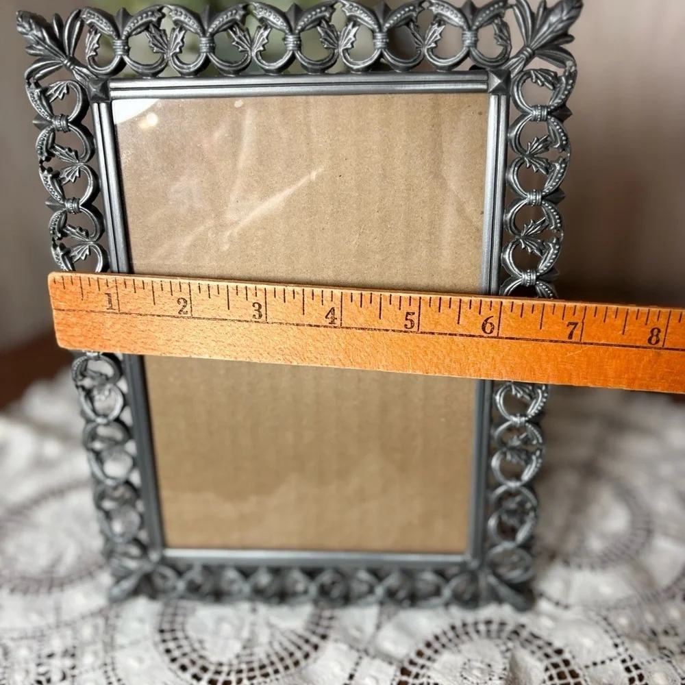 Malden Ornate Black Silver Scroll Photo Frame 5 X 7