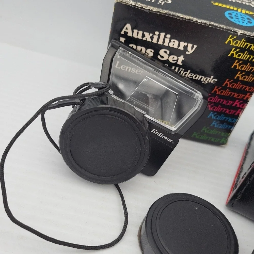 Kalimar Auxiliary Lens Set Telephoto & Wide Angle Lens for Canon‎ Sure Shot