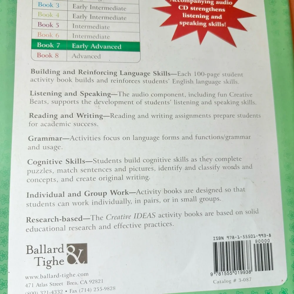 Ballard & Tighe workbooks book