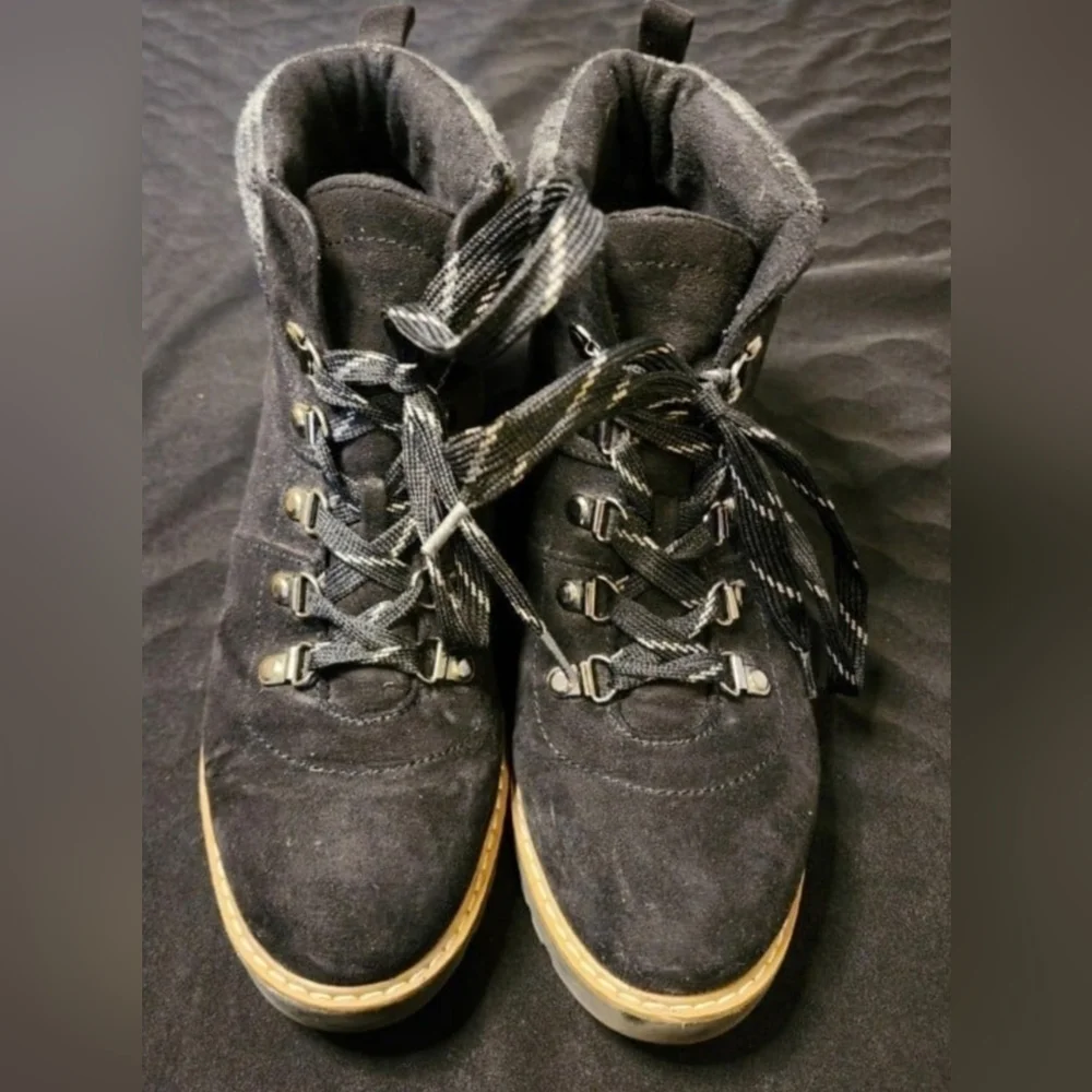 Sonoma Tigerfish Women's Fashion Hiking Boots Black Plaid Size 7.5