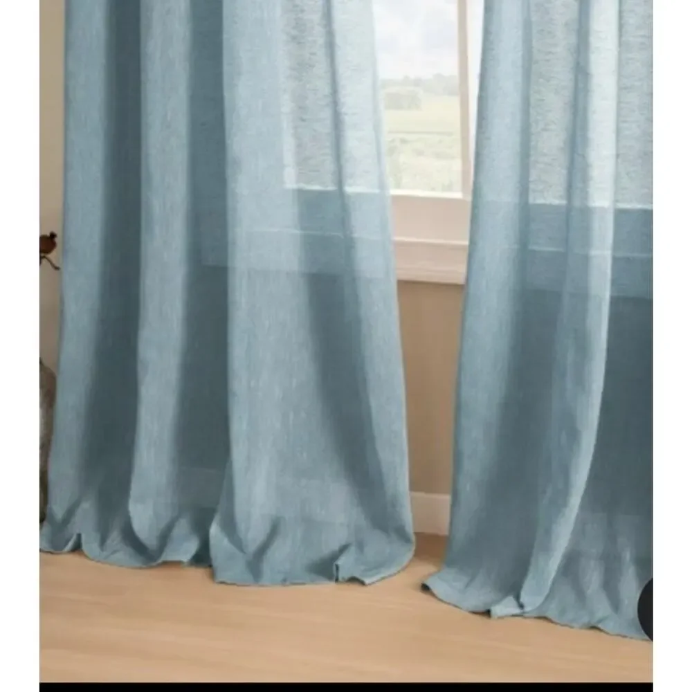 H. Versailtex teal linen