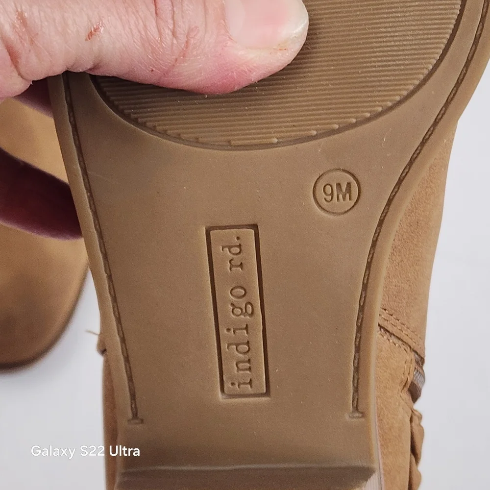 Women’s Tan Braided Ankle Boots - Stylish Casual Bootie