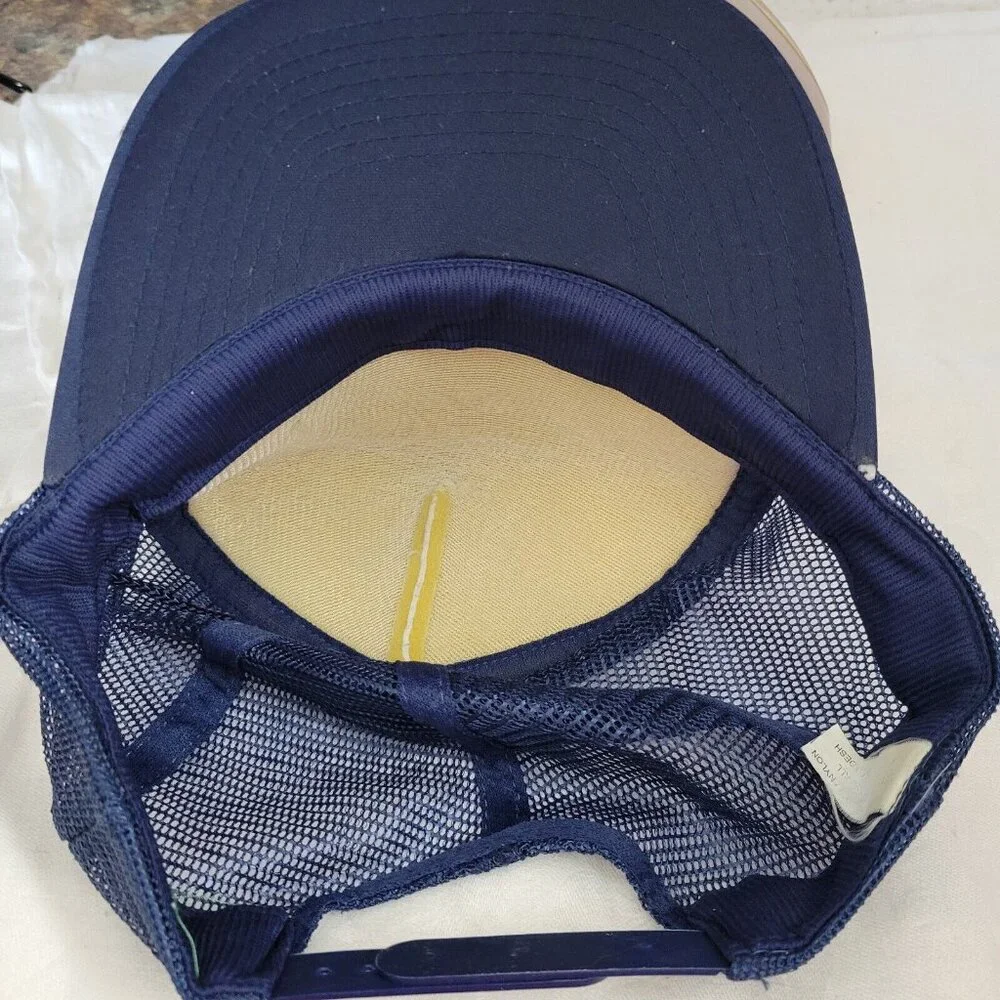 Ford Motor Company Baseball Cap Trucker Hat Embroidered mesh Snap vtg foam
