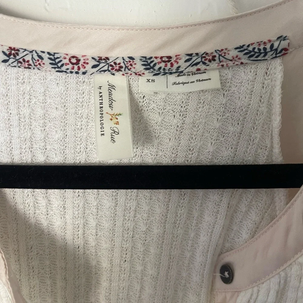 Anthropologie henley blouse