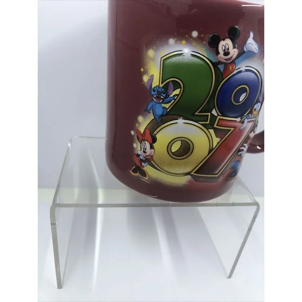 Disney Theme Parks 2007 Mug. Mickey Mouse, Minnie Mouse, Goofy, Stitch&More.Read