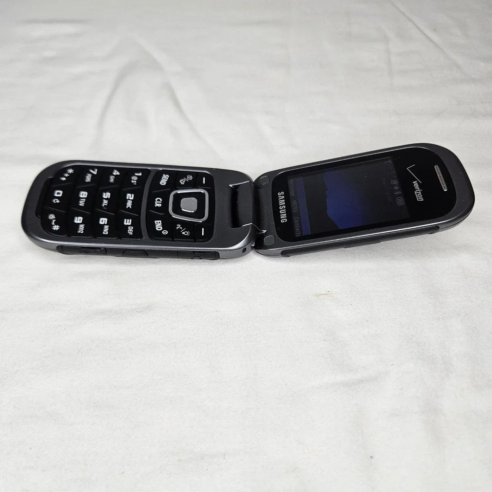 Samsung Convoy 2 SCH-U660 Verizon Rugged Flip Phone Gray Black Dual Screen