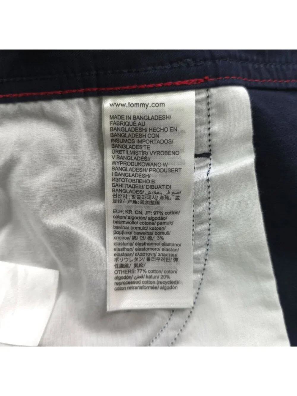 Tommy Hilfiger navy straight