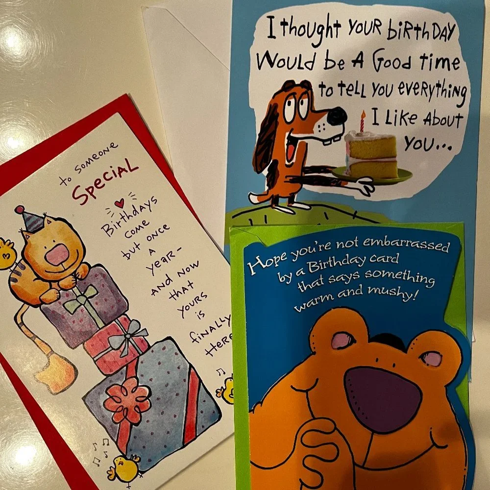 Birthday Cards for‎ Kids (Set of 3)