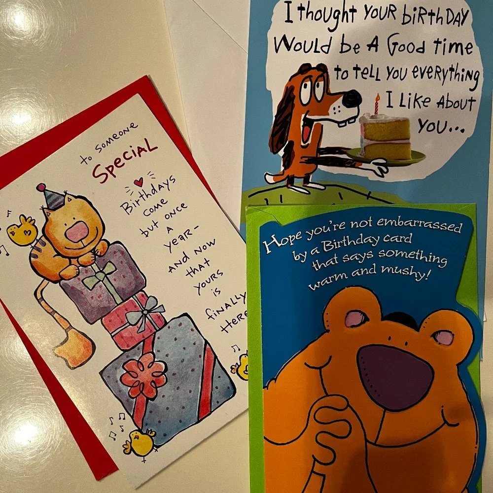 Birthday Cards for‎ Kids (Set of 3)