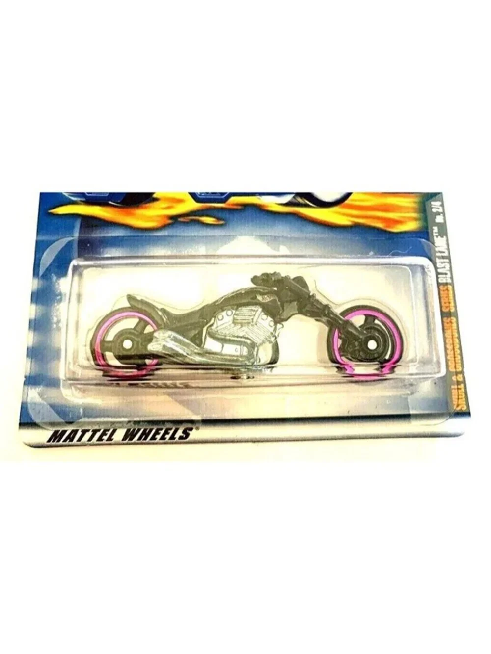 Vintage Die Cast Hot Wheels 2001 Skull Crossbone 070 Series Blast Lane No 2/4