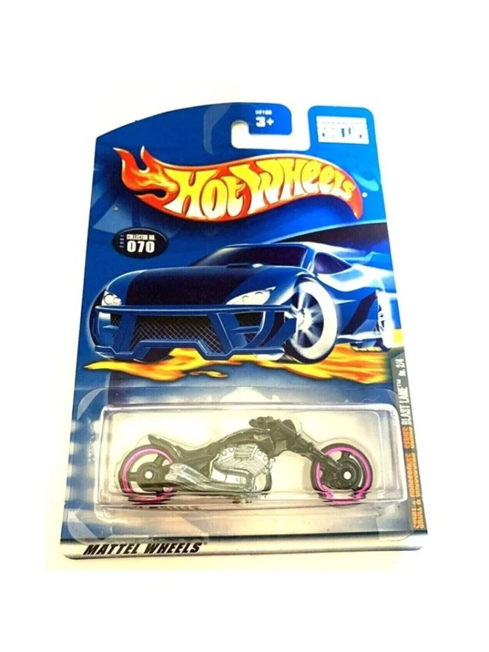 Vintage Die Cast Hot Wheels 2001 Skull Crossbone 070 Series Blast Lane No 2/4