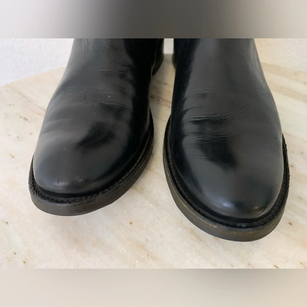 Frye boots over the knee Black sz 7 #77739 “Shirley” discontinued style