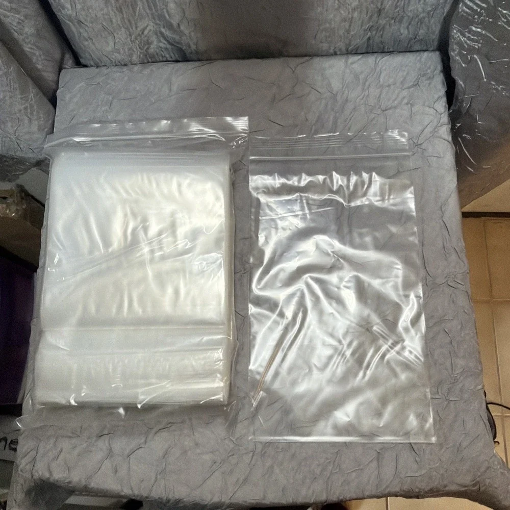 Pack Of 100 Reclosable Top Zip Seal Plastic Bag 6