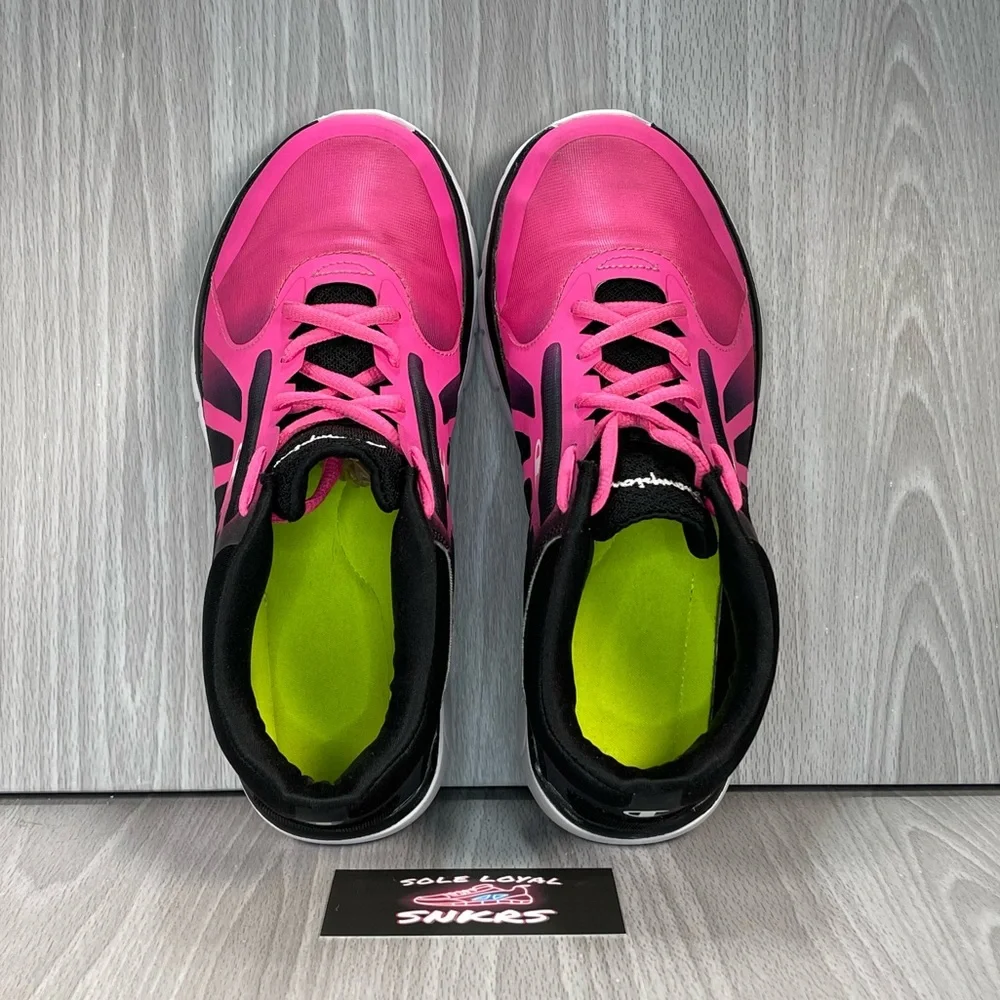 Champion Women's Lite Running Athletic Shoe in Pink and Black Size 4 1/2