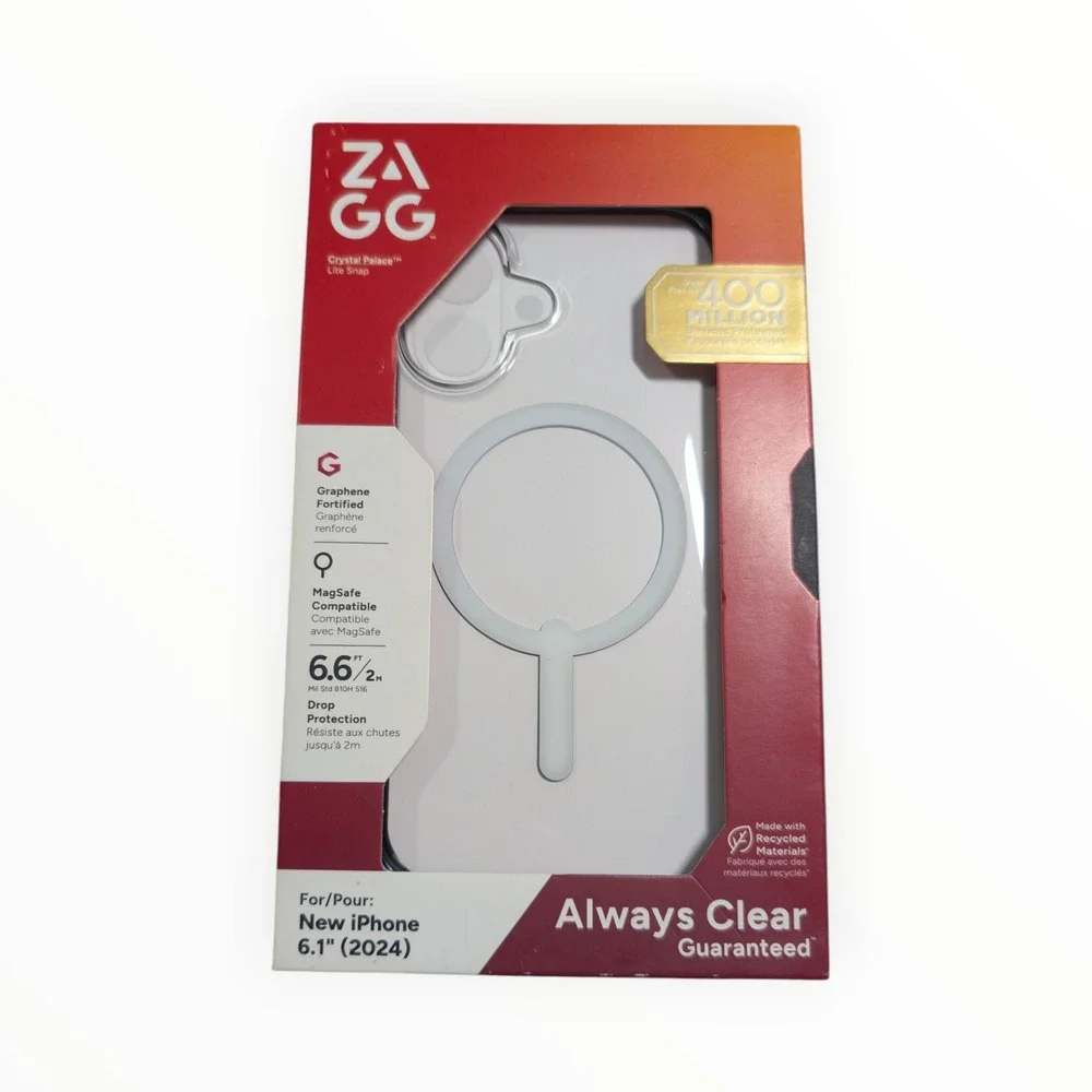 K2-S‎ ZAGG Crystal Palace Magsafe Case for Apple iPhone 16 - Clear ⬇️