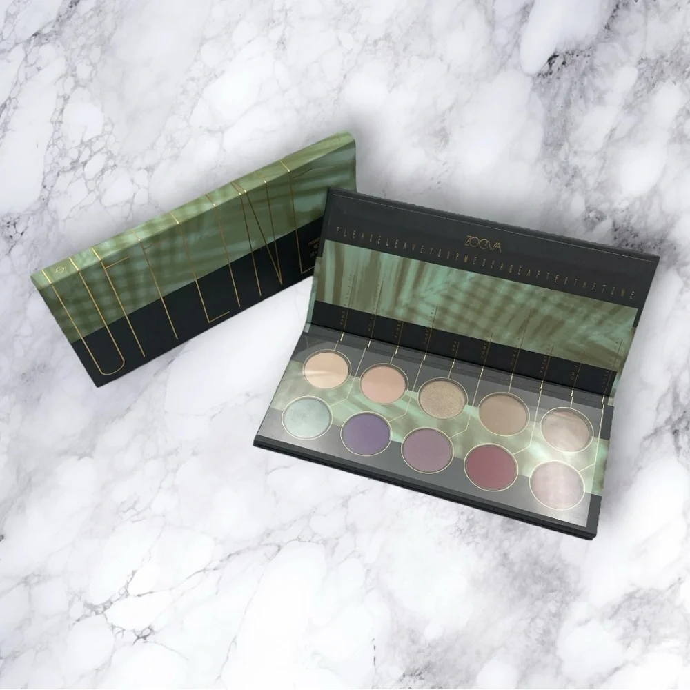 ZOEVA Offline Palette with Purple, Gold, and Cream Shades