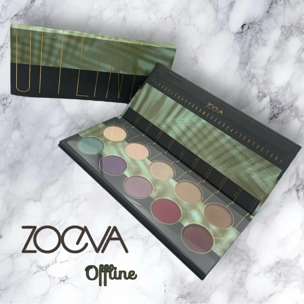 ZOEVA Offline Palette with Purple, Gold, and Cream Shades