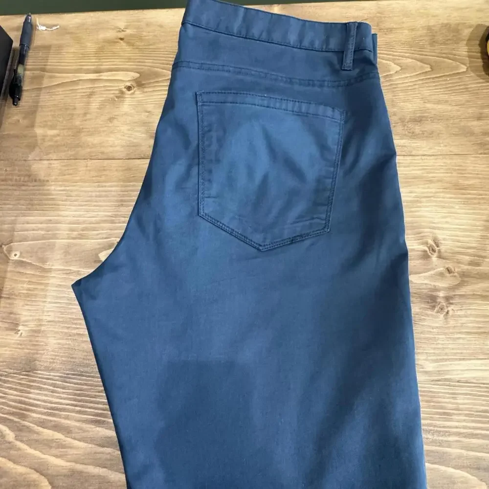 Navy Blue Perry Ellis Men’s Pants 34/30 Casual‎ Slim Fit Dress