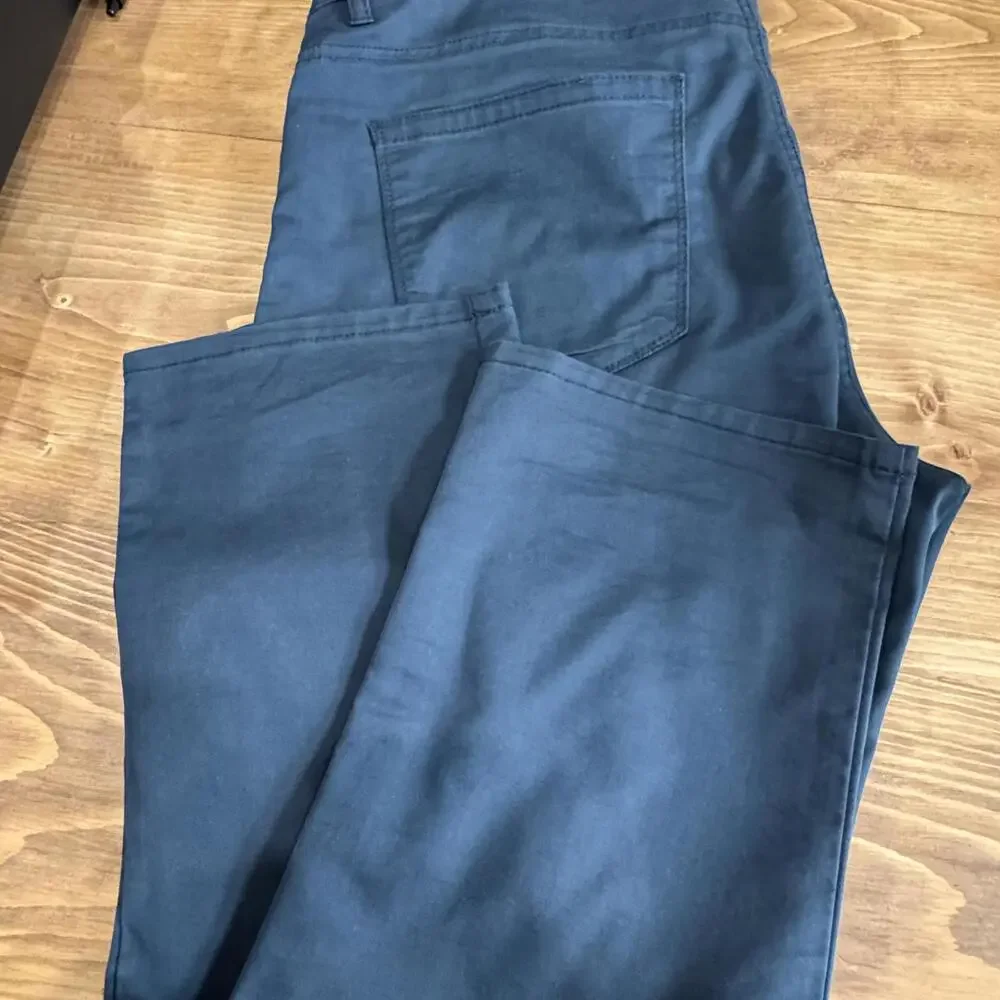 Navy Blue Perry Ellis Men’s Pants 34/30 Casual‎ Slim Fit Dress