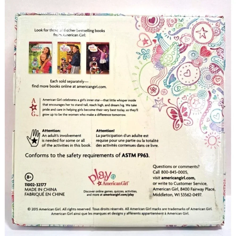 American Girl activity cards