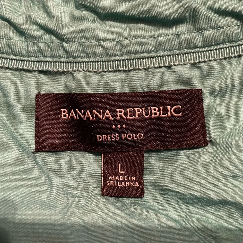 Banana Republic piped dress polo