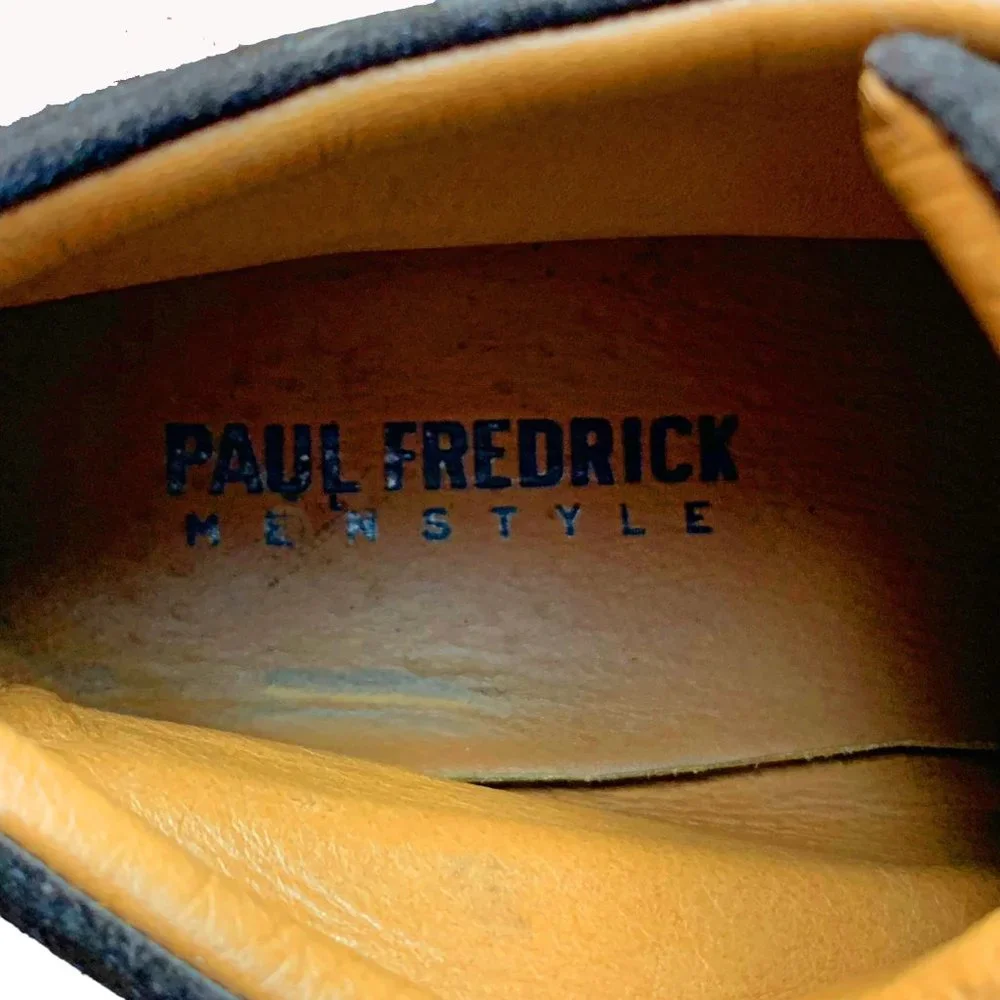 PAUL FREDRICK Chocolate Suede Lace Up‎ Casual Boots