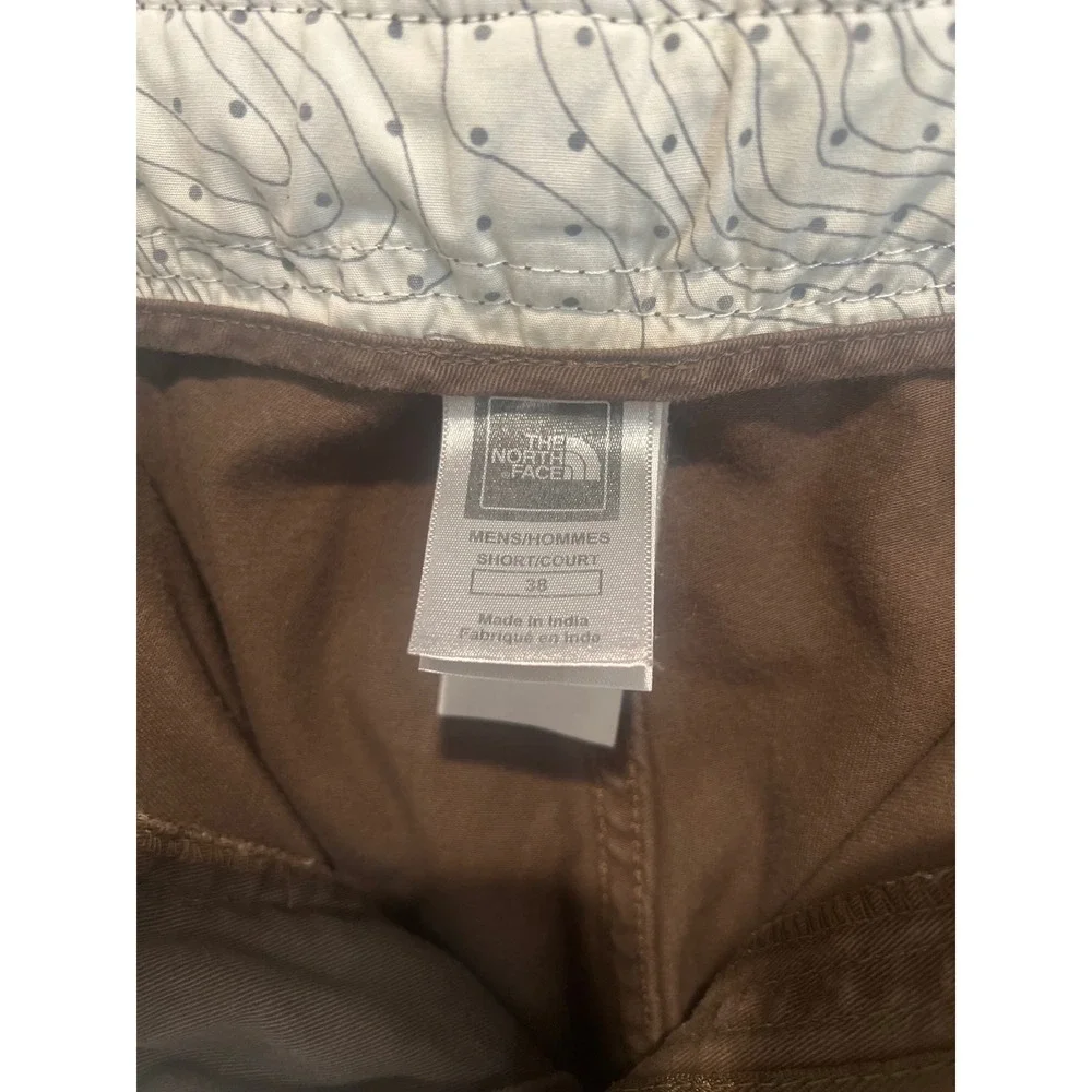 The North Face Baggy Cargo Pants Brown Retro Utility Hiking Streetwear Men's 38