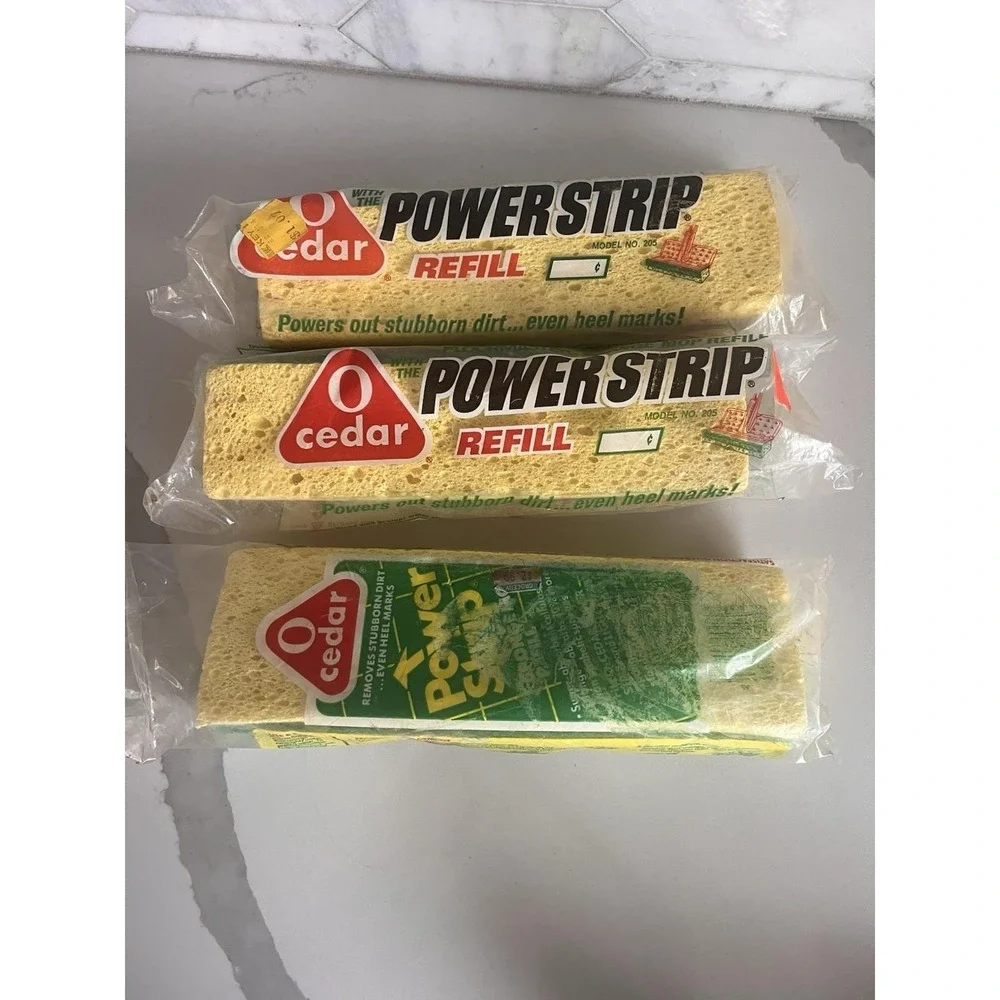 O Cedar Floormaster Power Strip Sponge Mop Refill No 205 New Sealed 9