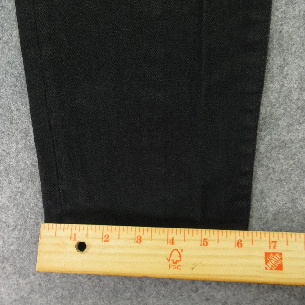 GAP Denim Men's Black Slim Jeans 31x32 Cotton Stretch‎ Button Fly