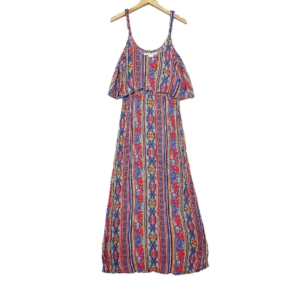 American Rag Cie Women Empire‎ Waist Sleeveless Stretch Long Maxi Dress 1X