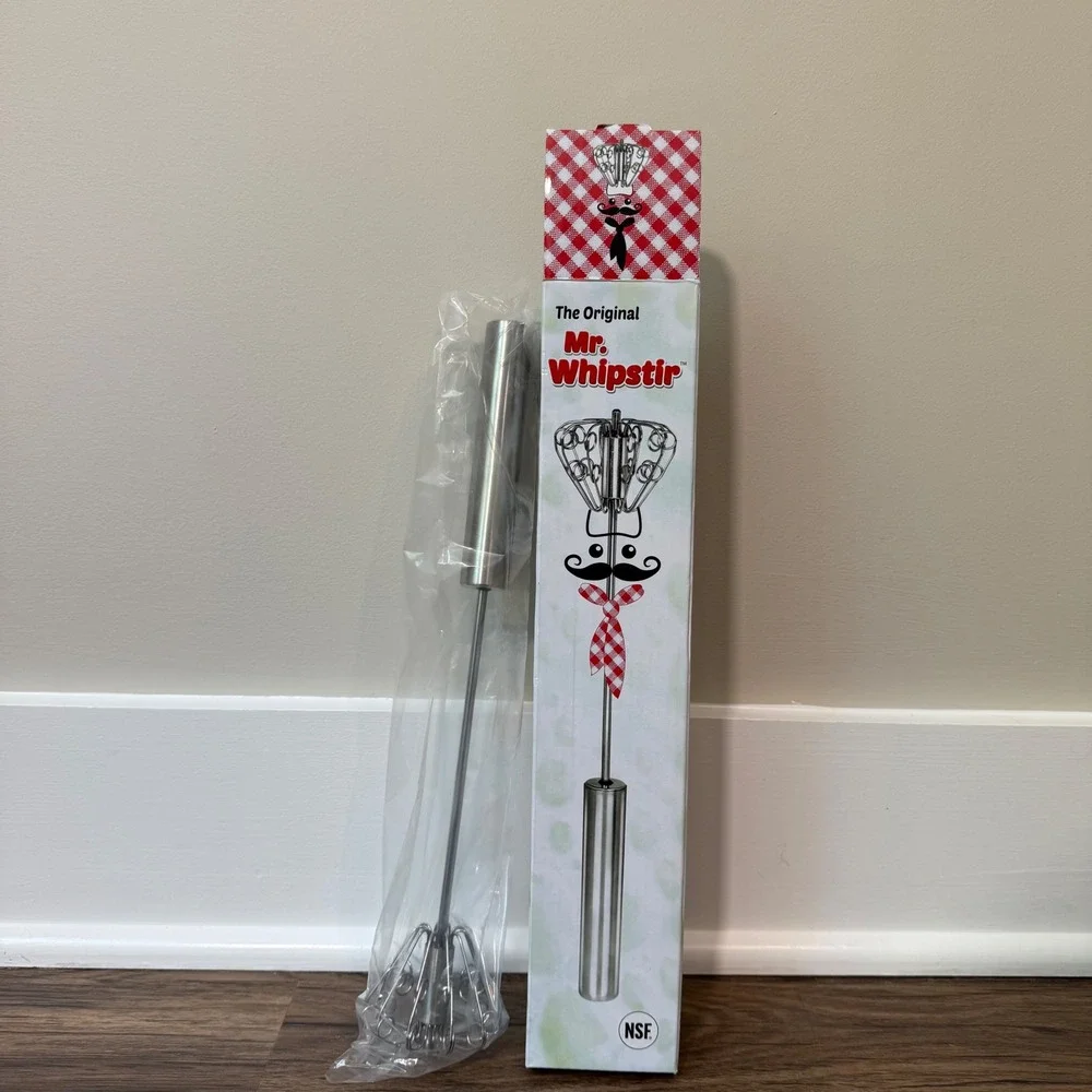 NIB The Original‎ Mr. Whipster Kitchen Whisk Hand Blender Mixer
