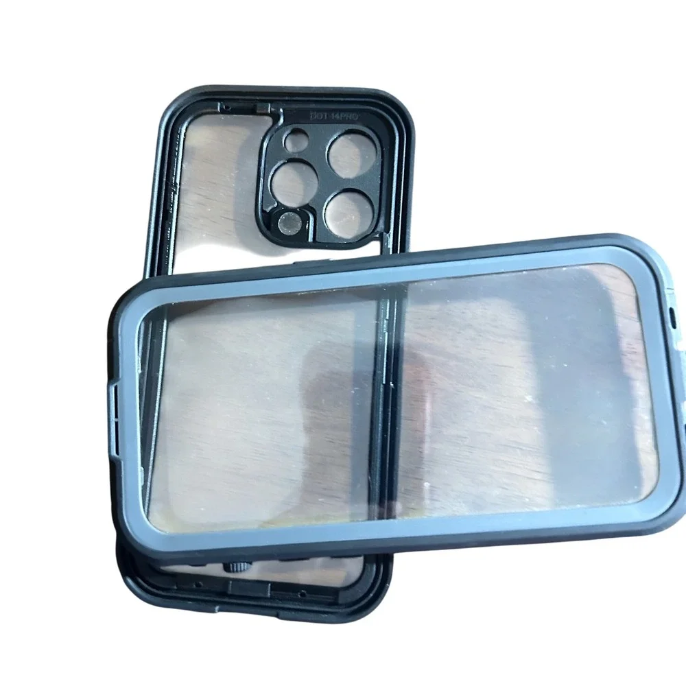 iPhone 14 Pro Waterproof Case Clear Rugged‎ Full Body Protection