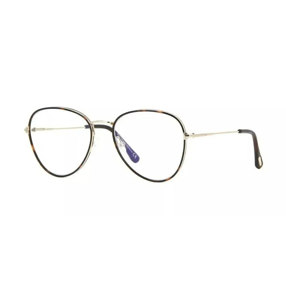 Tom Ford FT 5631-B BLUE BLOCK Dark Havana Eyeglasses