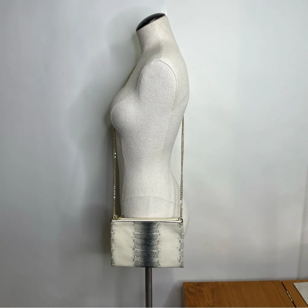 EUC Coach Snakeskin Leather Crossbody Bag‎