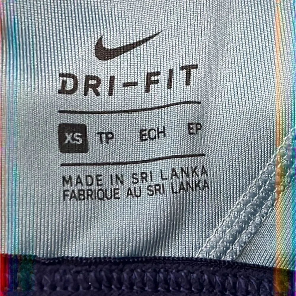 Nike Exercise Bra - Blue - Strappy - XS